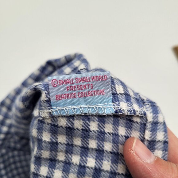 VTG Small Small World Beatrice Collections 18" Doll Dress and Bloomers Blue - Picture 7 of 8